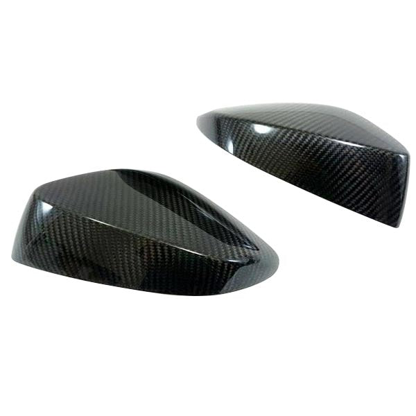 Rexpeed Gloss Carbon Upper Mirror Covers 2013-2021 BRZ - FR06 - Subimods.com