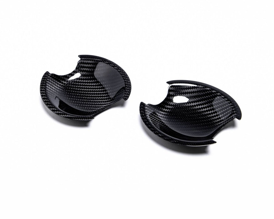 Rexpeed Dry Carbon Door Handle Base Cover 2013-2021 BRZ / 2022-2024 BRZ / 2022-2024 GR86 - FR09 - Subimods.com