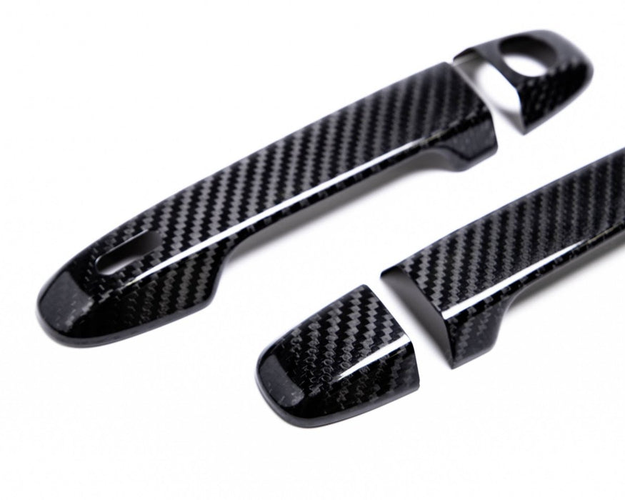 Rexpeed Dry Carbon Door Handle Cover 2013-2021 BRZ / 2022-2024 BRZ / 2022-2024 GR86 - FR08 - Subimods.com