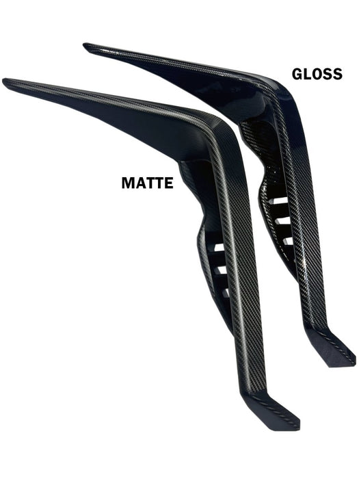 Rexpeed Dry Carbon Matte Front Side Duct Cover 2022-2023 GR86 - FR124M - Subimods.com