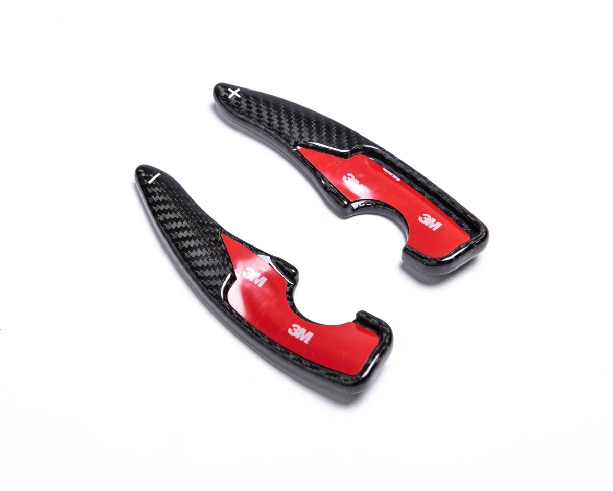 Rexpeed Gloss Carbon Fiber Automatic Transmission Shifter Paddle ...