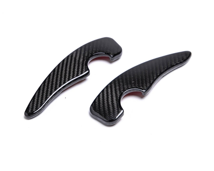 Rexpeed Gloss Carbon Fiber Automatic Transmission Shifter Paddle Extensions 2022-2024 BRZ / 2022-2024 GR86 - FR59 - Subimods.com