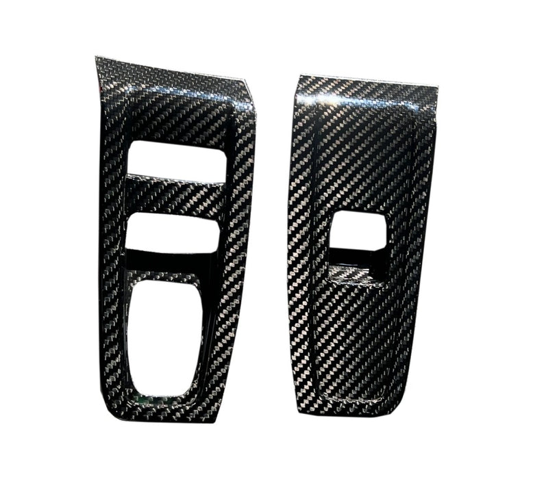 Rexpeed Gloss Carbon Fiber Door Switch Panel Cover 2022-2024 BRZ / 2022-2024 GR86 - FR91 - Subimods.com