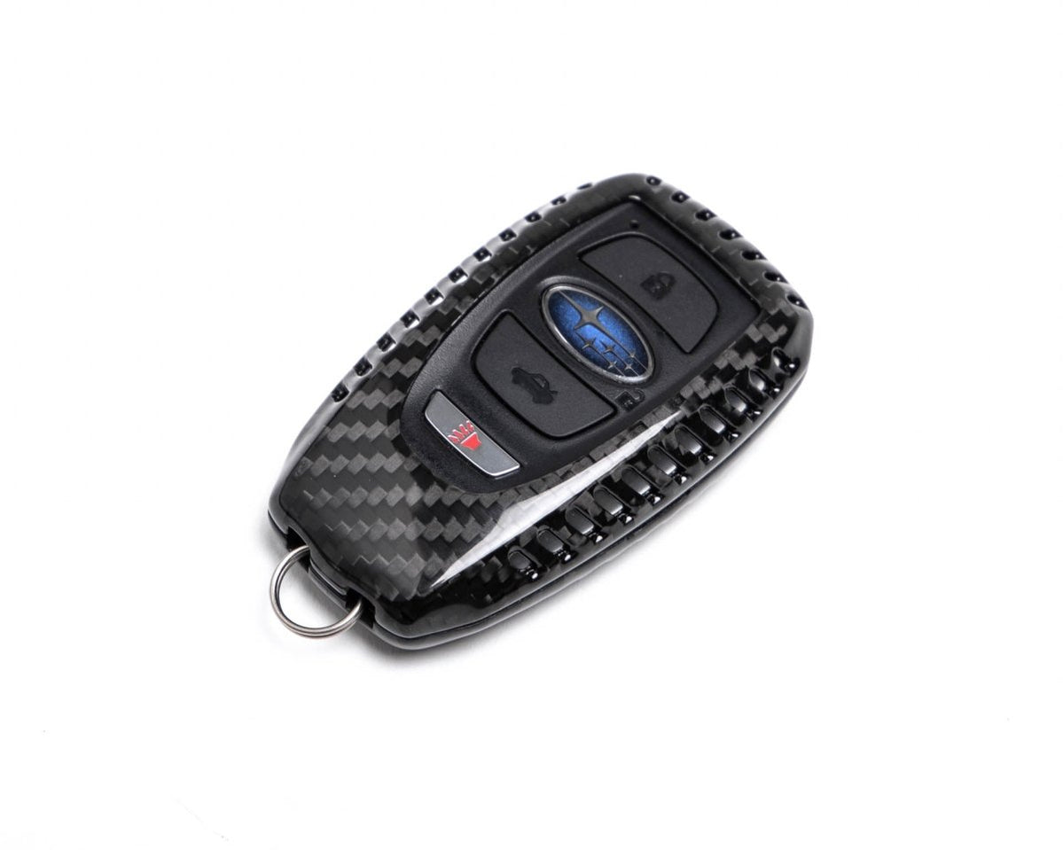 Rexpeed Gloss Carbon Fiber Key Fob Cover Black 2022-2024 BRZ / 2022 ...