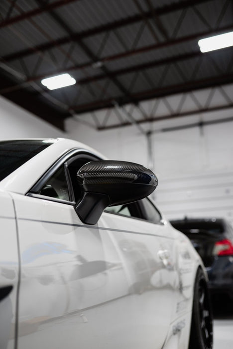 Rexpeed Gloss Carbon Upper Mirror Covers 2022-2024 BRZ / 2022-2024 GR86 - FR67 - Subimods.com