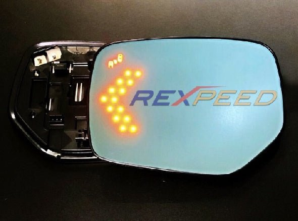 Rexpeed Polarized Mirrors w/ Heated Anti Fog / Blind Spot and LED Direction 2015-2021 WRX / 2015-2021 STI - G24BSMLED - Subimods.com