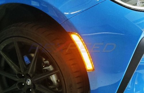 Rexpeed Side Marker Light Pair Raised w/ Clear Lense 2022-2024 BRZ / 2022-2024 GR86 - FR125+ - Subimods.com