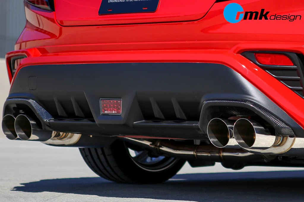 r.m.k Design Carbon Fiber Exhaust Finisher Set 2022-2024 WRX - RMK-05-EC01S-02 - Subimods.com