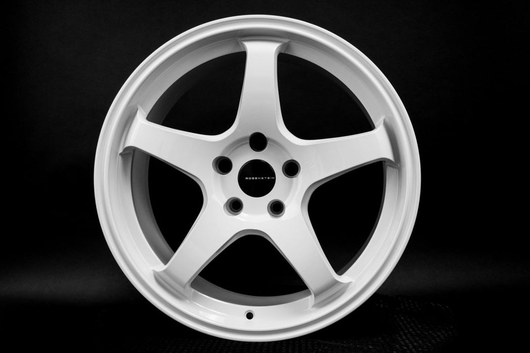 Rosenstein CR Alabaster White 5x114.3 18x8.5 35mm Offset - D2-88565-35-ABW - Subimods.com