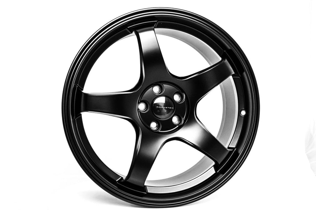 Rosenstein CR Matte Black 5x100 18x8.5 35mm Offset - D2-88580-35-MBK - Subimods.com