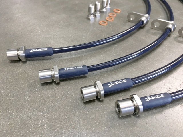 Rotora Stainless Steel Front Brake Lines 2022-2024 WRX - L.47062 - Subimods.com