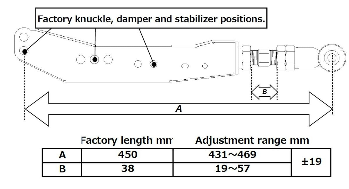 RS-R Suspension Rear Lower Control Arms 2008-2021 WRX / 2008-2021 STI / 2013-2021 BRZ/FRS/86 - RLAT065 - Subimods.com