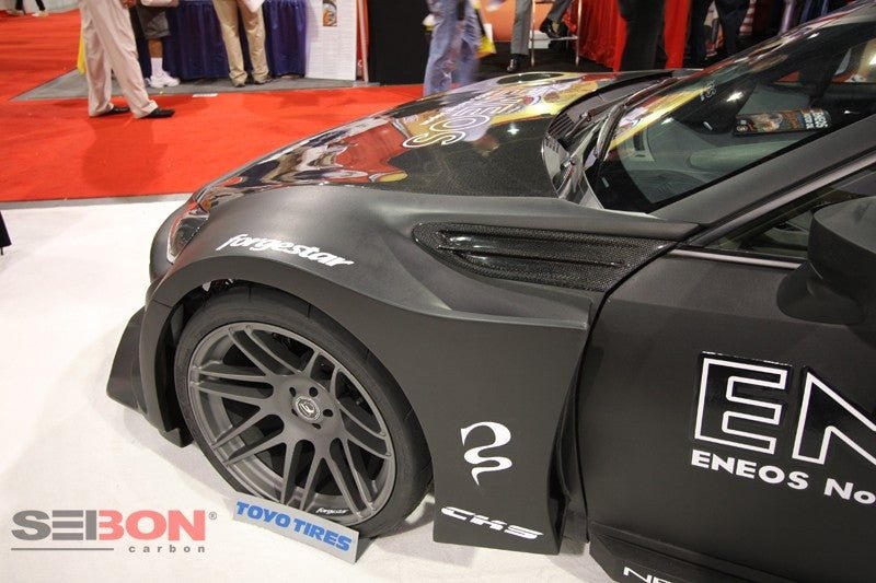 Seibon BR-Style Carbon Fiber Fender Ducts 2013-2021 BRZ - FD1213SCNFRS-BR - Subimods.com