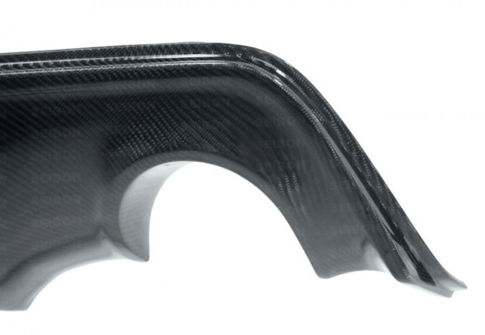 Seibon Carbon Fiber Rear Diffuser Cover 2013-2021 BRZ - RDC1213SCNFRS - Subimods.com