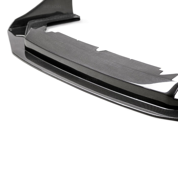 Seibon CW-Style Carbon Fiber Front Lip 2018-2021 WRX / 2018-2021 STI - FL18SBIMP-CW - Subimods.com