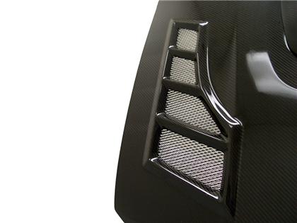 Seibon CW-Style Carbon Fiber Hood 2004-2005 WRX / 2004-2005 STI - HD0405SBIMP-CW - Subimods.com