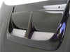 Seibon CW-Style Carbon Fiber Hood 2004-2005 WRX / 2004-2005 STI - HD0405SBIMP-CW - Subimods.com