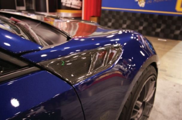 Seibon FR-Style Carbon Fiber Fender Ducts 2013-2021 BRZ - FD1213SCNFRS-FR - Subimods.com