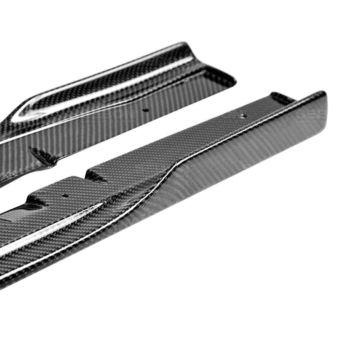 Seibon MB-Style Carbon Fiber Side Skirts 2015-2021 WRX / 2015-2021 STI - SS15SBIMP-MB - Subimods.com