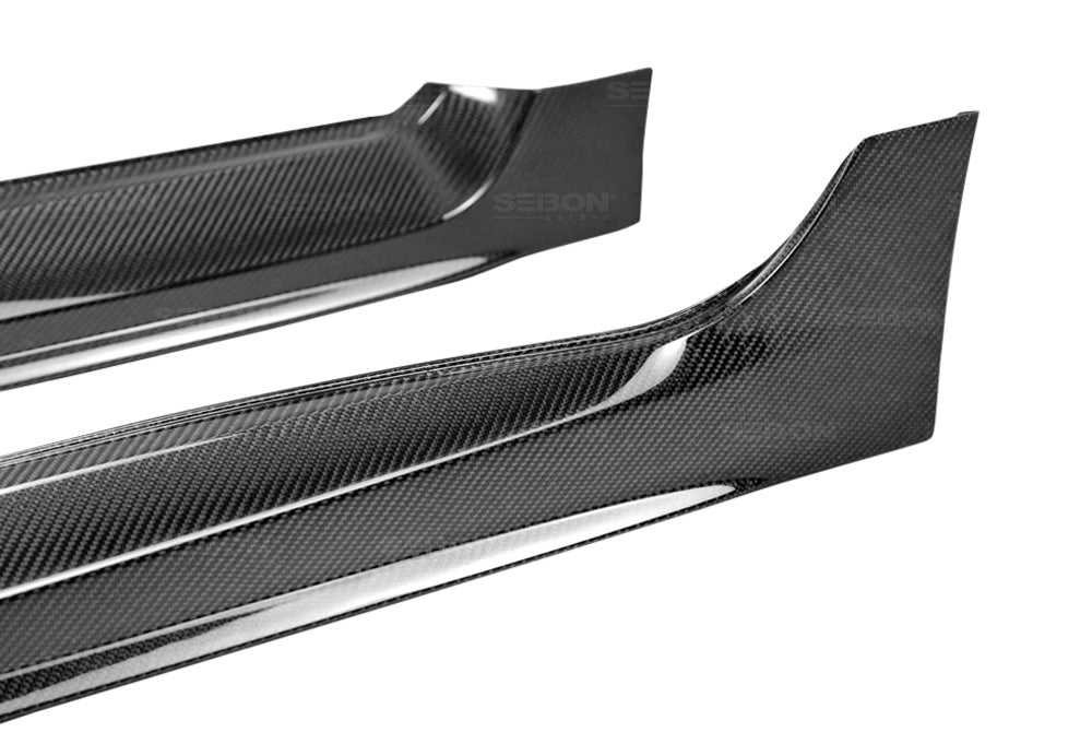 Seibon OE-Style Carbon Fiber Side Skirts 2015-2021 WRX / 2015-2021 STI - SS15SBIMP-OE - Subimods.com