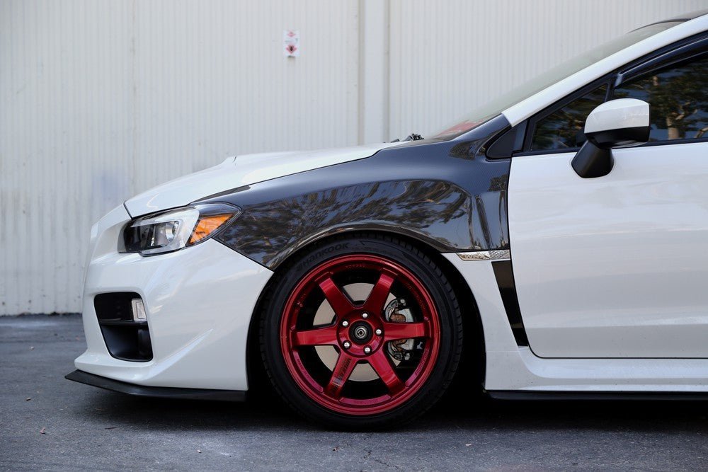 Seibon OEM-Style Carbon Fiber Fenders 2015-2021 WRX / 2015-2021 STI - FF15SBIMP - Subimods.com