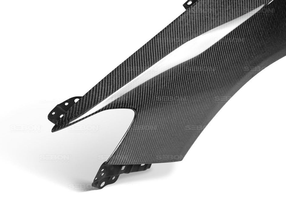 Seibon OEM-Style Carbon Fiber Fenders 2015-2021 WRX / 2015-2021 STI - FF15SBIMP - Subimods.com