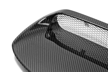 Seibon OEM-Style Carbon Fiber Hood Scoop 2008-2011 WRX / 2008-2011 STI - HDS0809SBIMP-OE - Subimods.com