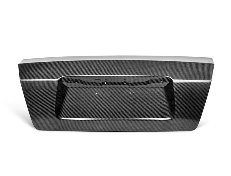 Seibon OEM-Style Carbon Fiber Trunk Lid 2008-2014 WRX / 2008-2014 STI Sedan - TL0809SBIMP4D-OE - Subimods.com