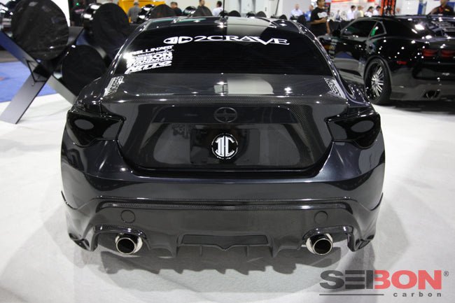 Seibon TB-Style Carbon Fiber Rear Lip 2013-2021 BRZ - RL1213SCNFRS-TB - Subimods.com