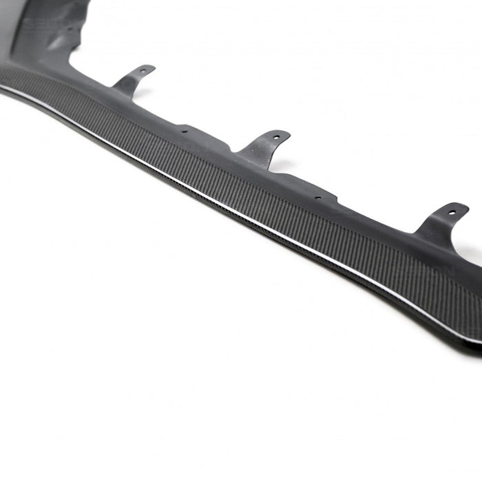 Seibon TP-Style Carbon Fiber Front Lip 2018-2021 WRX / 2018-2021 STI - FL18SBIMP-TP - Subimods.com