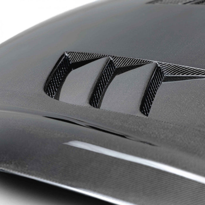 Seibon TS-Style Carbon Fiber Hood 2022-2024 BRZ / 2022-2024 GR86 - HD22TY86-TS - Subimods.com