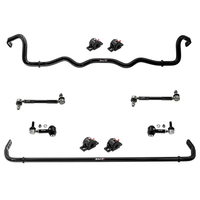SMY Stealth 26mm Front and 24mm Rear Sway Bar Kit w/ Endlinks 2022-2023 WRX - SMY-SUS-VBPK1B - Subimods.com