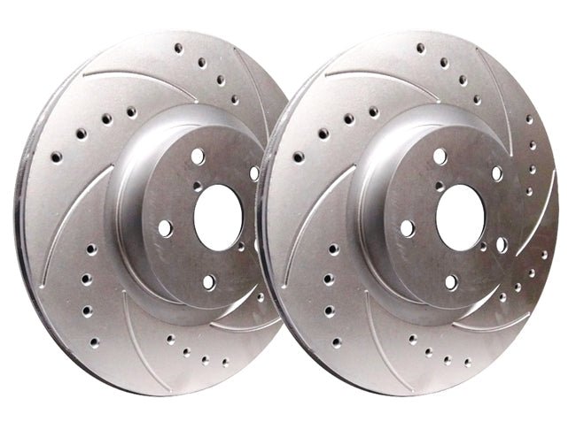 SP Performance Drilled and Slotted Front Rotor Pair 2015-2021 WRX - F47-414-P - Subimods.com