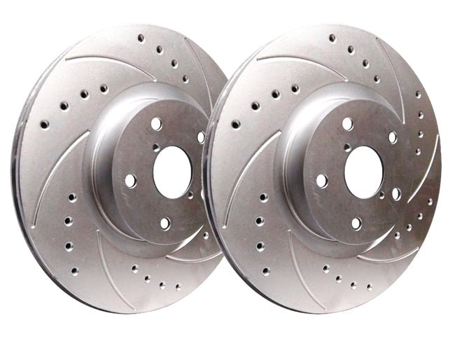 SP Performance Drilled and Slotted Rear Rotor Pair 2005-2007 STI - F47-404-P - Subimods.com