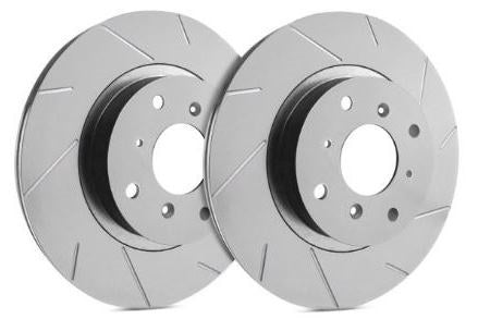 SP Performance Slotted Front Rotor Pair 2004 STI - T47-409 - Subimods.com