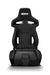 Sparco Black R333 Reclining Bucket Seat - 009011NR - Subimods.com