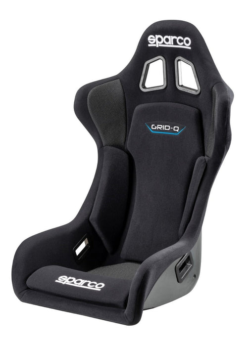 Sparco GRID Q Seat Fixed Back Black - 008009RNR - Subimods.com