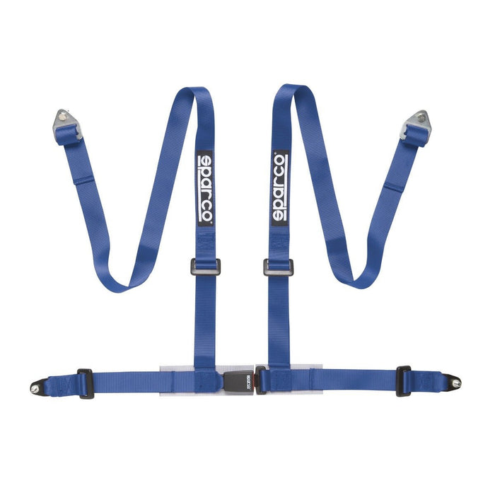 Sparco Harness Set 2 Inch 4-Point Harness Bolt-In Blue - 04604BV1AZ - Subimods.com