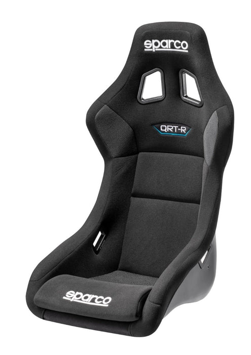 Sparco QRT-R Fixed Back Racing Seat Black - 008012RNR - Subimods.com