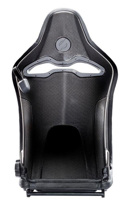 Sparco SPX Carbon Fiber Seat Leather / Alacantara Black Left Side - 00974ZNRSX - Subimods.com