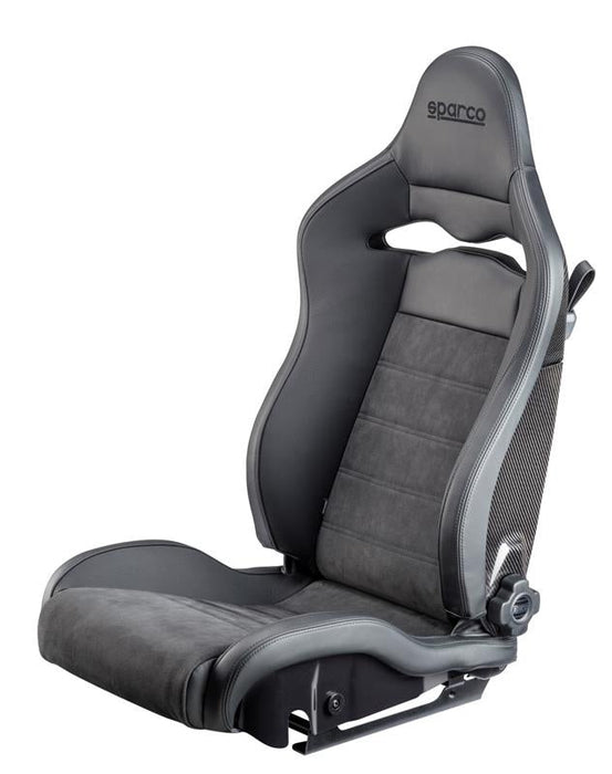 Sparco SPX Carbon Fiber Seat Leather / Alacantara Black Left Side - 00974ZNRSX - Subimods.com