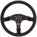 Sparco Steering Wheel 375 Black Suede - 015R375PSN - Subimods.com