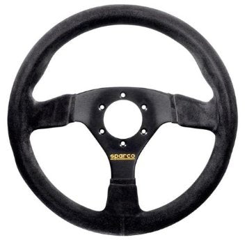 Sparco Steering Wheel 383 Black Suede for Subaru WRX STI