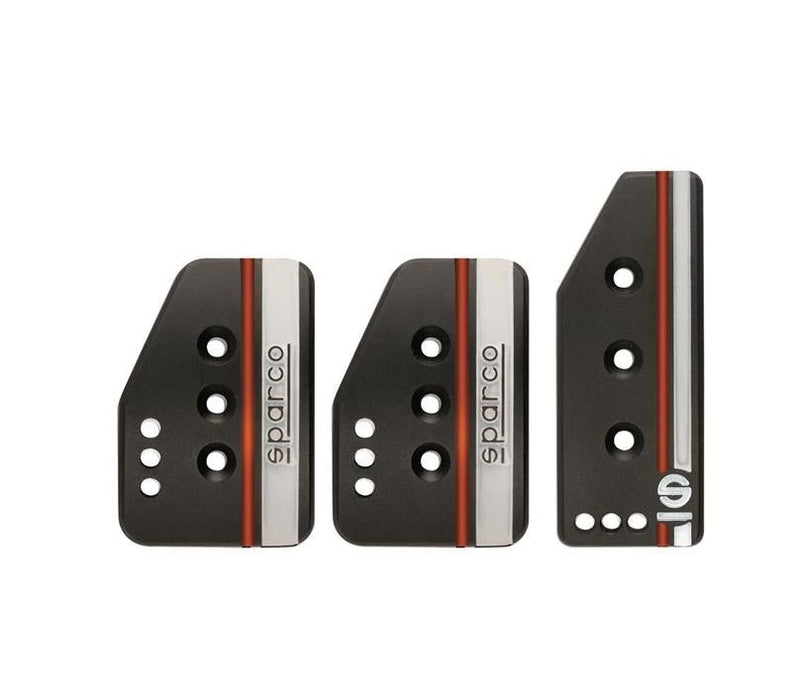 Sparco Universal Pedal Kit Settanta Series Black - 037879OP01 - Subimods.com