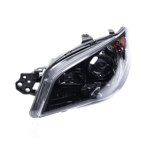 Spec-D LED Bar Style Projector Headlights w/ Gloss Black Base and Clear Lense 2006-2007 WRX / 2006-2007 STI w/ OEM Halogen Lights - 2LHP-WRX06JM-TM - Subimods.com