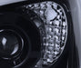 Spec-D LED Bar Style Projector Headlights w/ Gloss Black Base and Smoke Lense 2004-2005 WRX / 2004-2005 STI w/ OEM Halogen Lights - 2LHP-WRX05G-G2-TM - Subimods.com