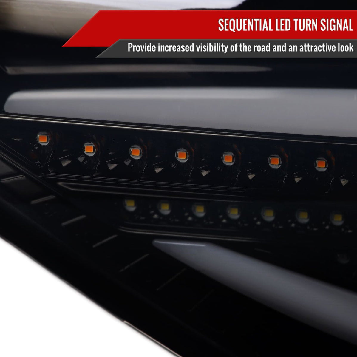 Sequential Led Spec-D Sequential LED Tail Lights Gloss Black WRX STI Hatch — Subimods.com