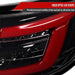 Spec-D Optic Style Sequential LED Tail Lights Gloss Black Housing w/ Clear Lens and Red Bar 2008-2014 WRX Hatchback / 2008-2014 STI Hatchback - LT-WRX085BKLED-SQ-TM - Subimods.com