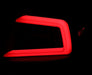 Spec-D Optic Style Sequential LED Tail Lights Matte Black Housing w/ Clear Lens and Red Bar 2008-2014 WRX Sedan / 2011-2014 STI Sedan - LT-WRX084JRLED-SQ-TM - Subimods.com