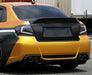 Spec-D Optic Style Sequential LED Tail Lights Matte Black Housing w/ Clear Lens and White Bar 2008-2014 WRX Sedan / 2011-2014 STI Sedan - LT-WRX084JMLED-SQ-TM - Subimods.com